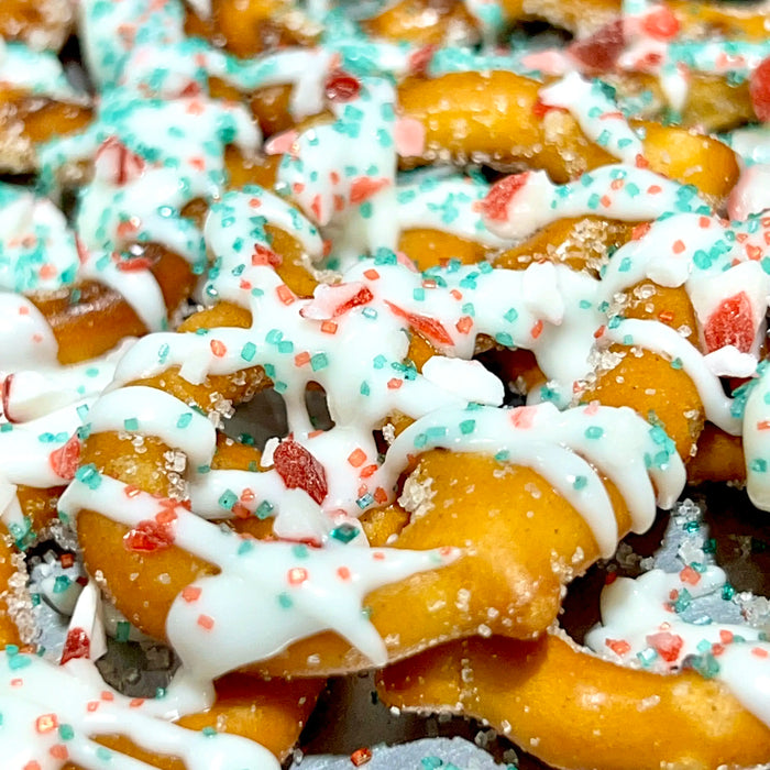 PEPPERMINT CANDY CANE PRETZELS