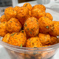Dill & Ranch Seasoned Cheese Puffs – Fresh Batch Container