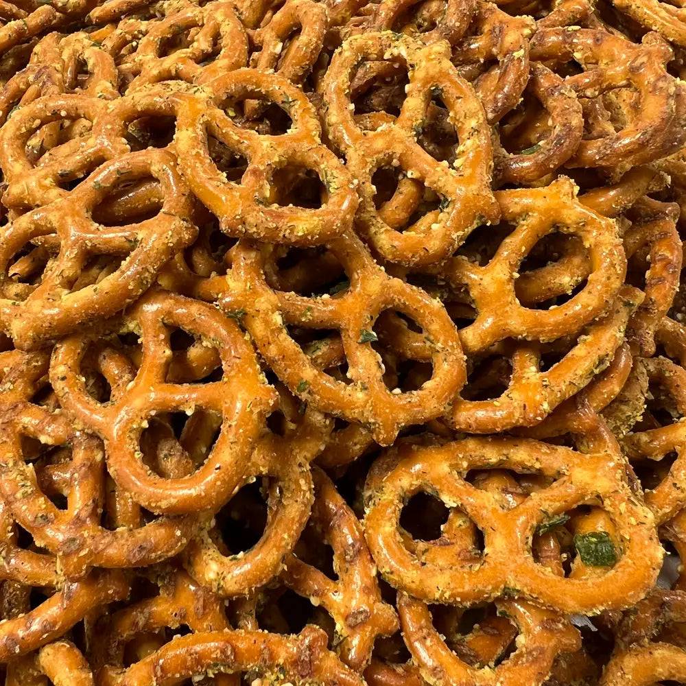 TASTER SIZE - ZESTY RANCH PRETZELS (1/4 Lb) — Kingston Snacks ...