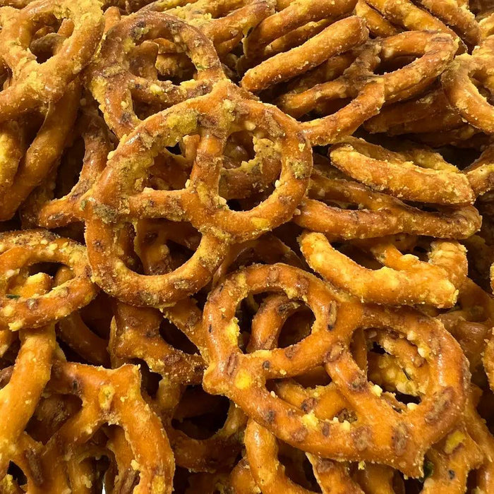 Kingston Artisan Snacks & Seasonings Co. - SAMPLER SIZE - SOUR CREAM & CHIVE PRETZELS (1/4 lb)