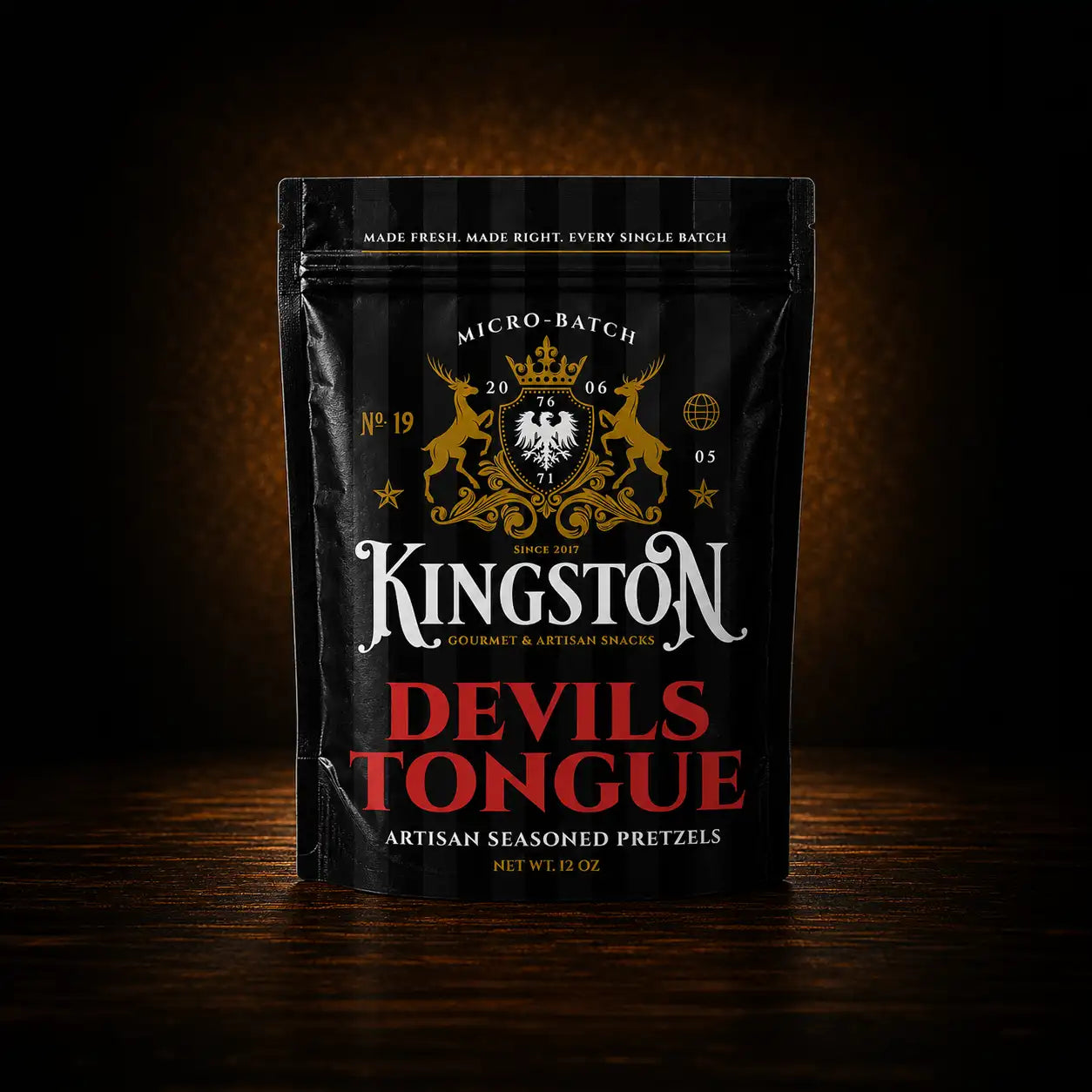 Devil's Tongue Fire Batch Pretzels – ¾ lb Artisan Pouch