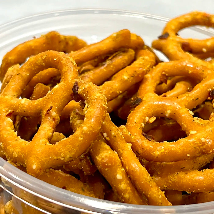 HOT MUSTARD PRETZELS