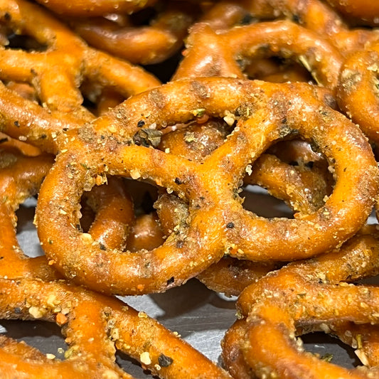 KINGSTON'S HOLIDAY FLAVOR BOMB PRETZELS