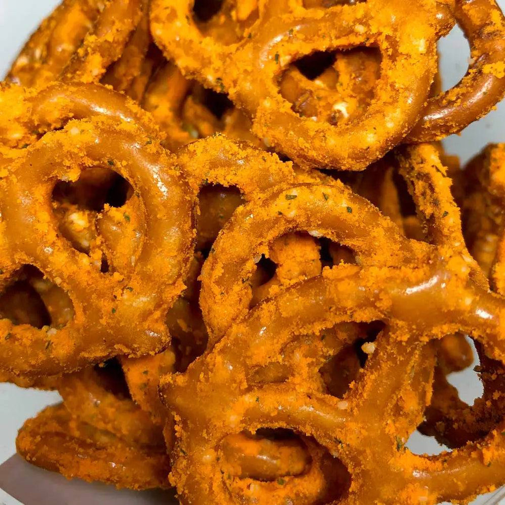 JALAPENO & CHEDDAR PRETZELS — Kingston Snacks & Seasoning Co.
