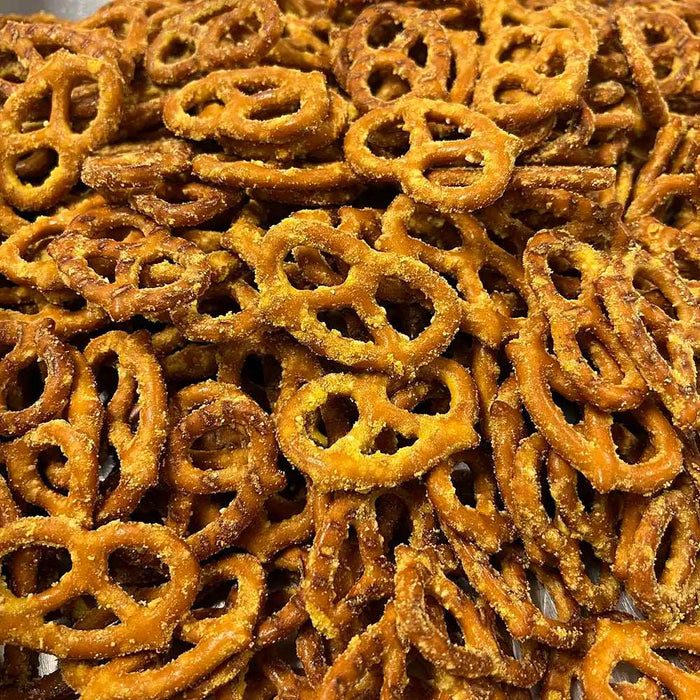 SUGARED HONEY PRETZELS