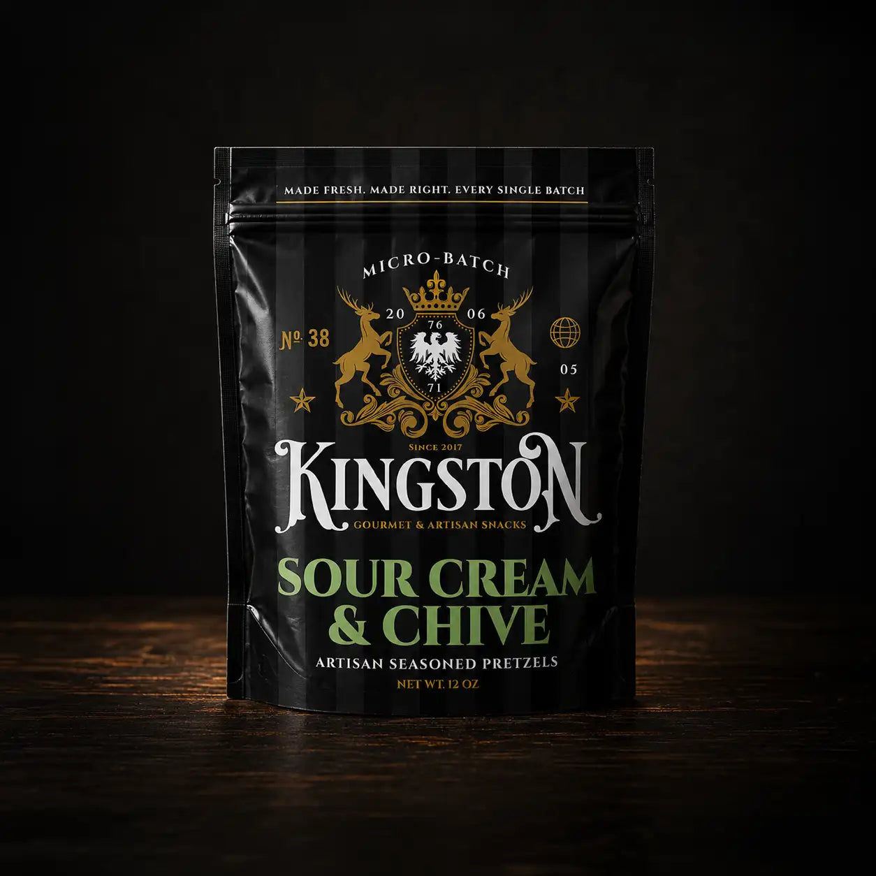 Sour Cream & Chive Artisan Pretzels – ¾ lb Artisan Pouch