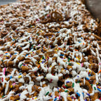 Birthday Cake & White Chocolate Artisan Pretzels – ¾ lb Artisan Pouch
