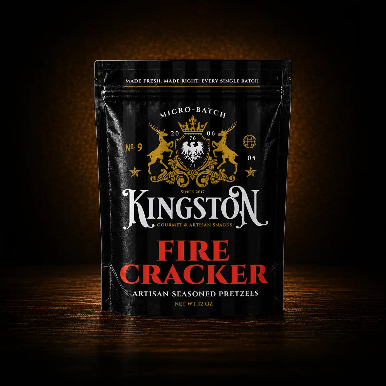 Firecracker Artisan Pretzels – 12 oz Artisan Pouch
