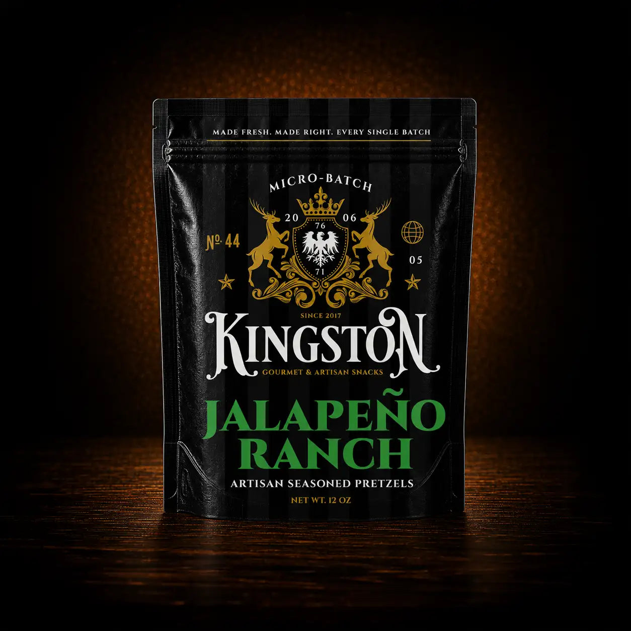 Jalapeño Ranch Artisan Pretzels – 12 oz Artisan Pouch