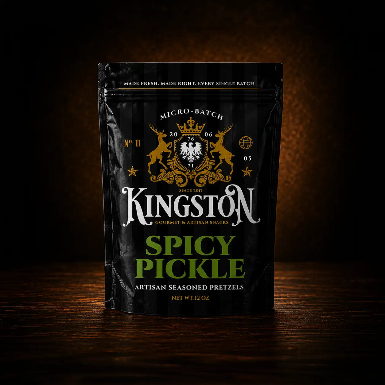 Spicy Pickle Artisan Pretzels – ¾ lb Artisan Pouch